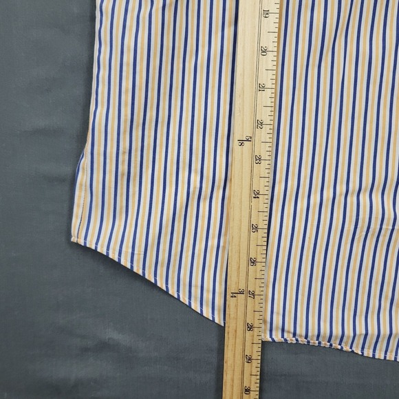 Croft & Barrow Men's Easy Care Classic Fit Striped Button Down Shirt 15.5 32/33 - Picture 6 of 12